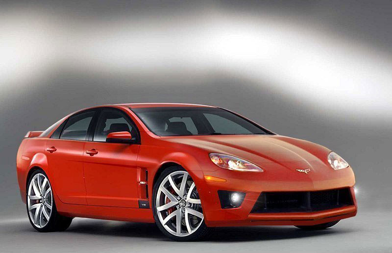 Illustration for article titled Dear GM, Please Don't Make "Four-Door Corvette" An Actual Four-Door Corvette